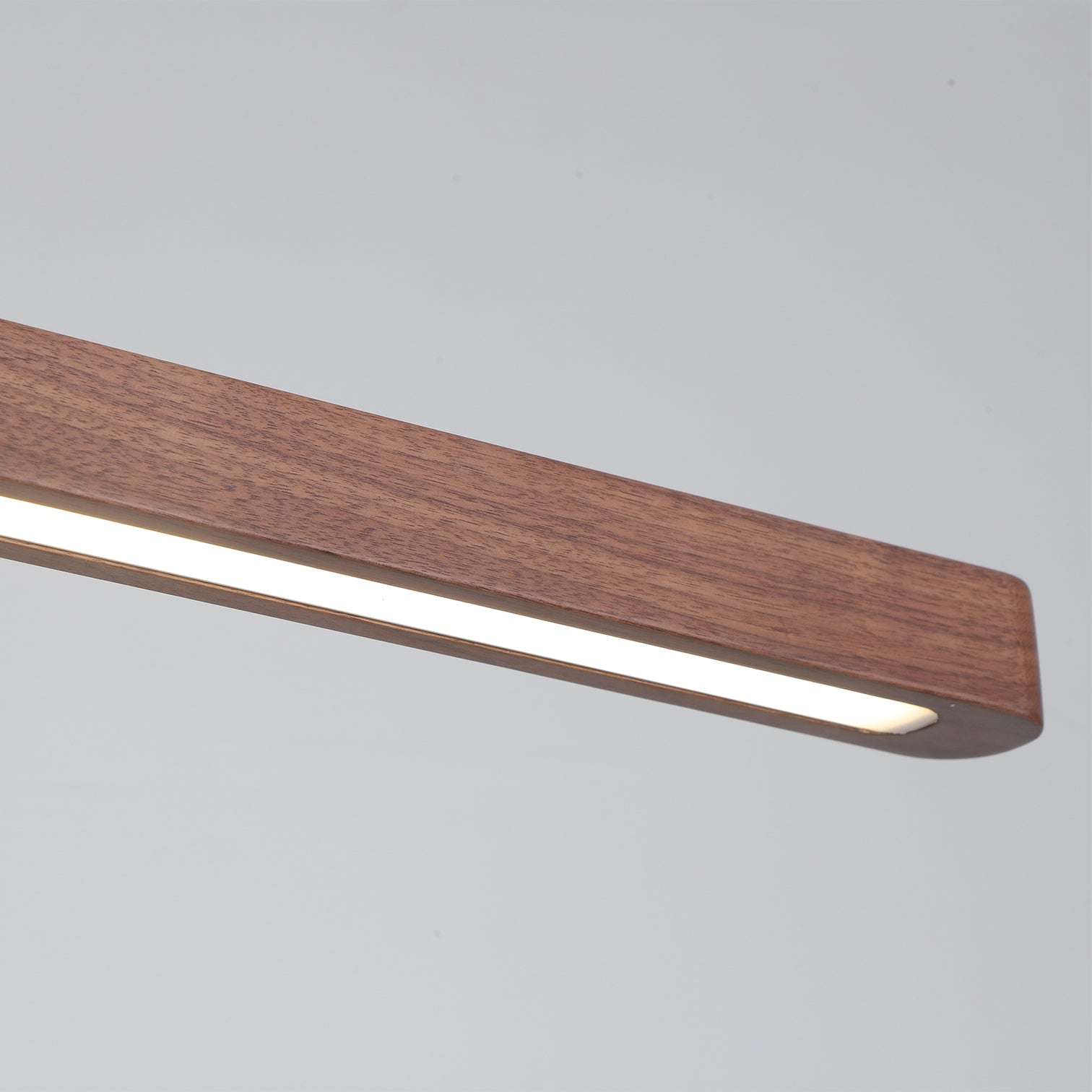 RITA Nordic Style LED Dimmable Wood Linear Light Fixtures Commercial Office Kitchen Island Dining Room - 7Pandas Australia