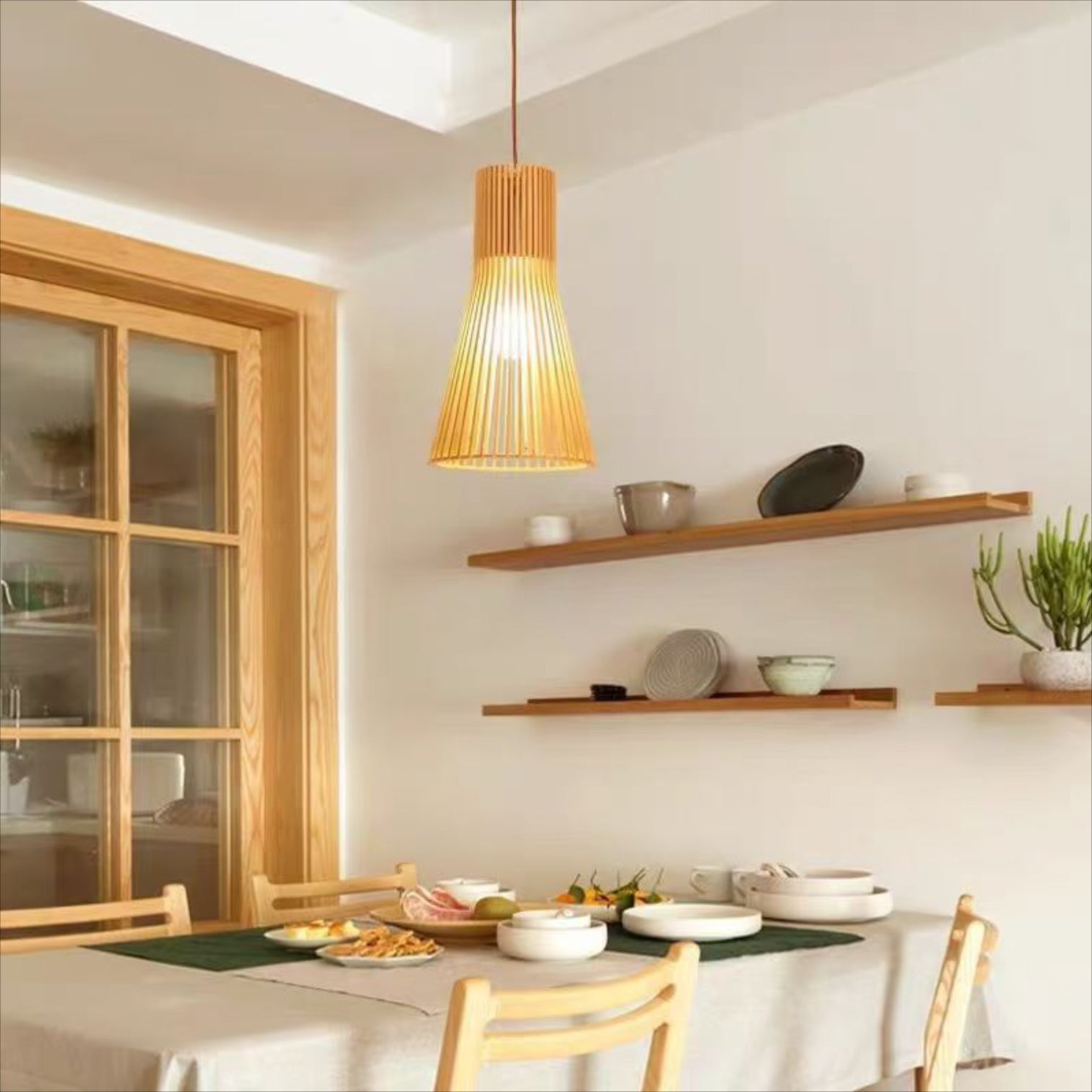Marven Modern Style Plywood Pendant Light Kitchen Island Dining Room - 7Pandas Australia