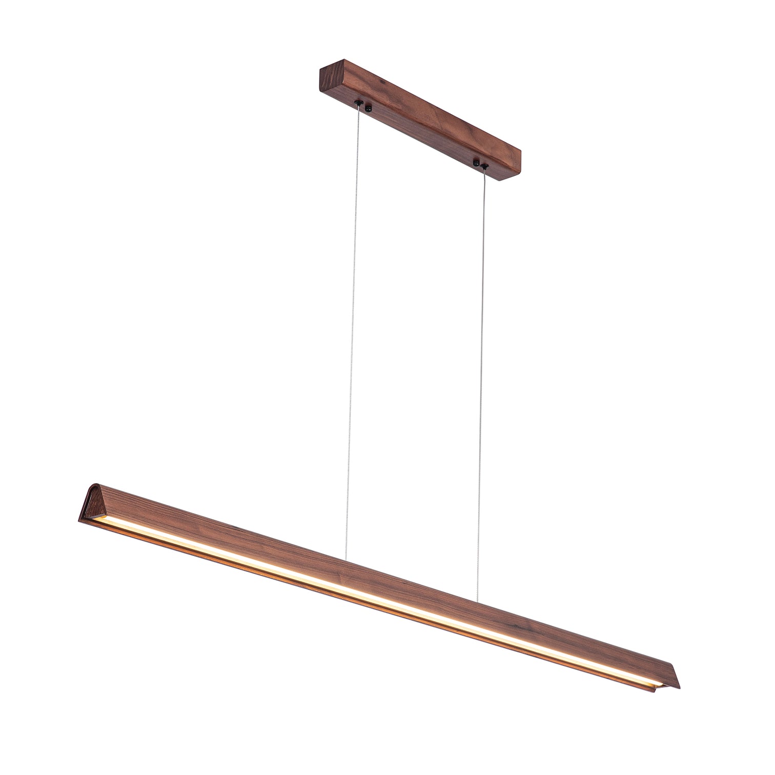 RAIN LED Beech Wood Linear Pendant Light 28W Kitchen Island BenchTop 3CCT dimmable - 7Pandas Australia