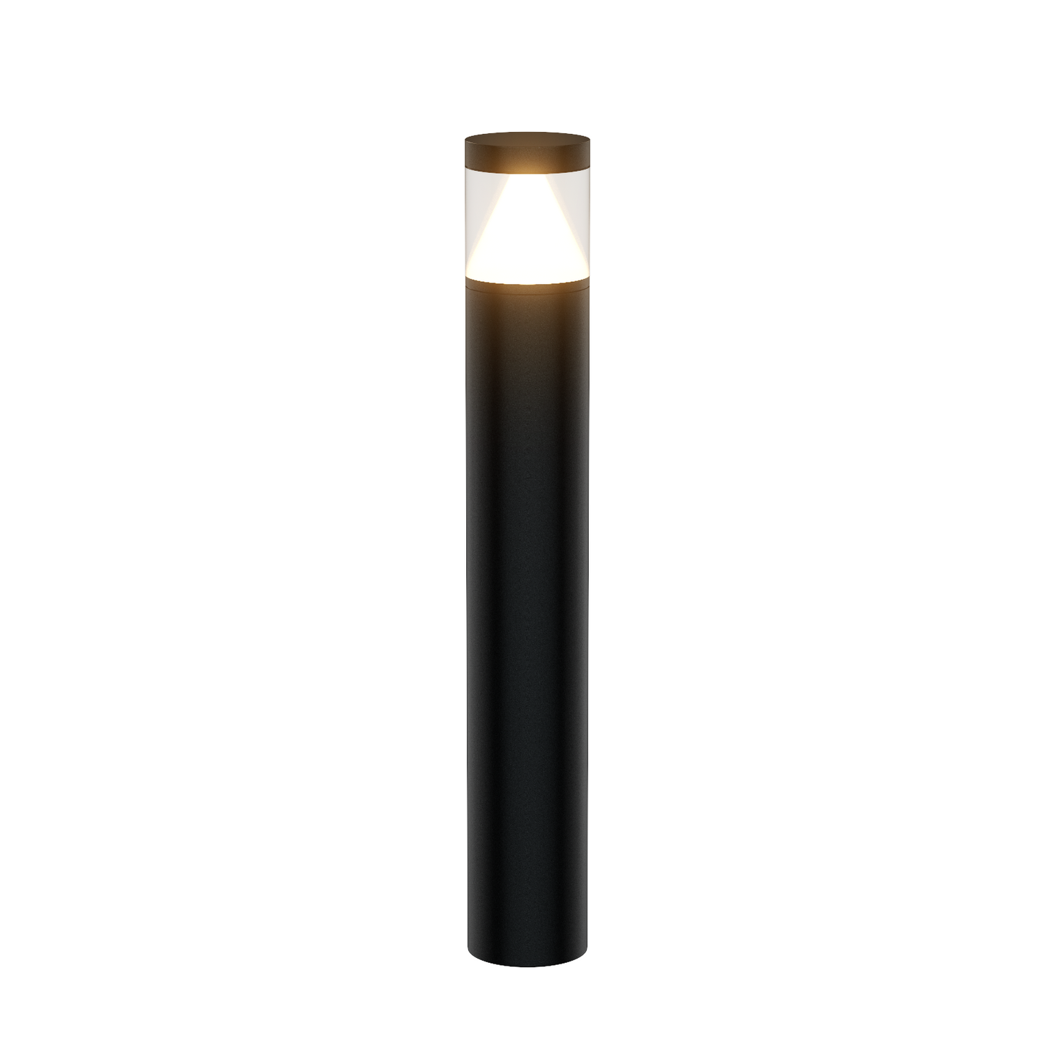 TEMA Aluminium Garden Bollard Lights LED Outdoor 16W 3000K IP65 Landscape Pathway Light Black - 7Pandas Australia