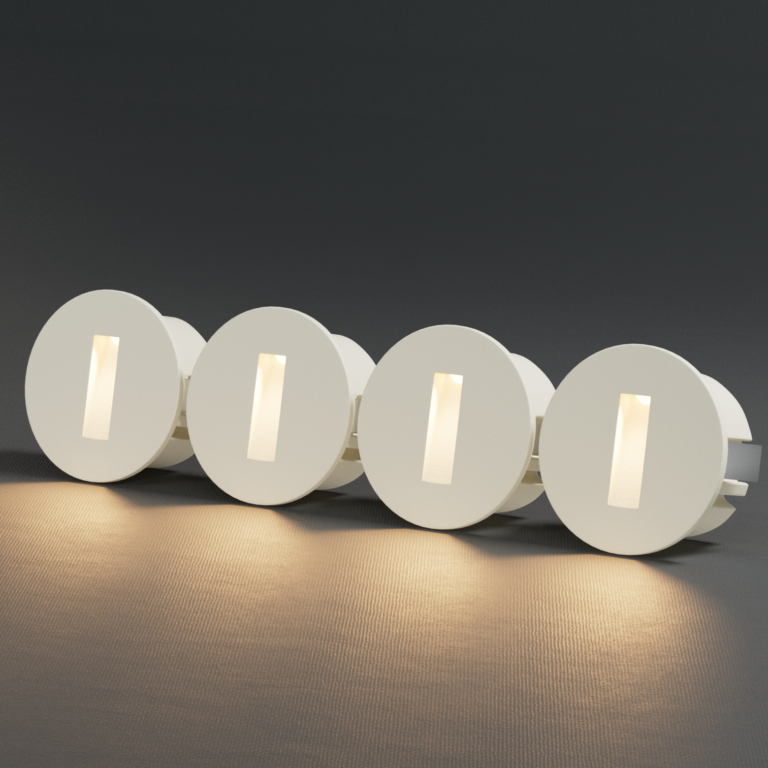 4PACK Aluminium Outdoor LED Stair Light 505 Series 3W Exterior IP65 Weatherproof 3000K - 7Pandas Australia