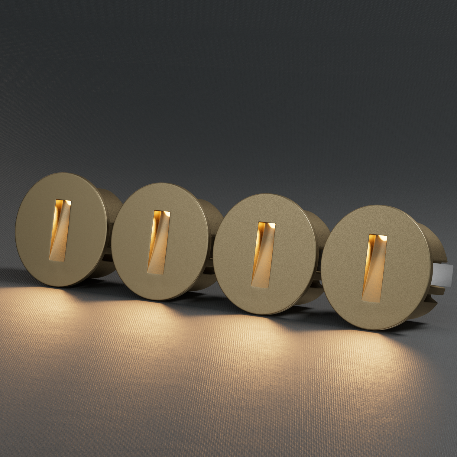 4PACK Aluminium Outdoor LED Stair Light 505 Series 3W Exterior IP65 Weatherproof 3000K - 7Pandas Australia