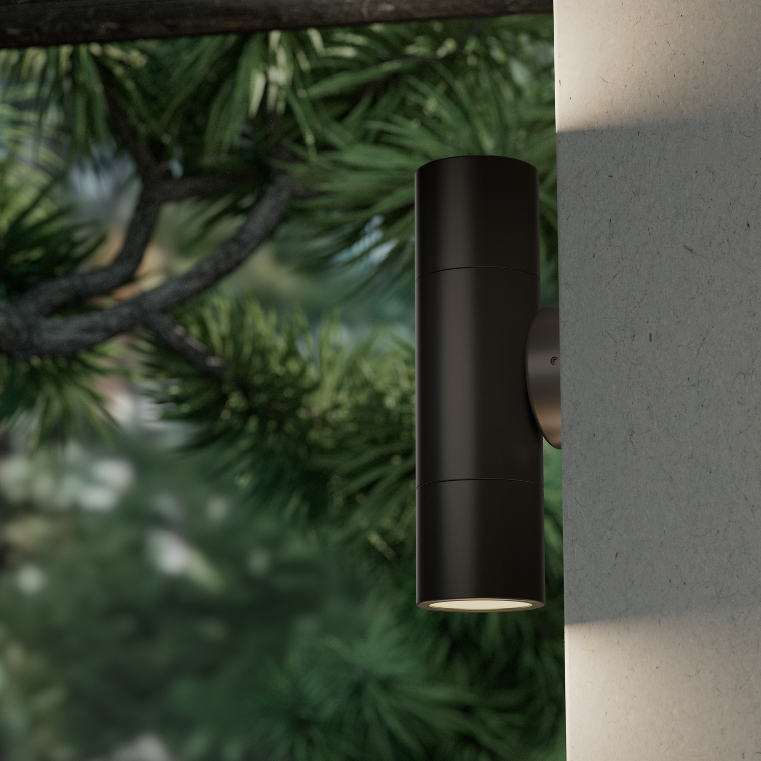 PILLAR Up & Down Aluminium Exterior Wall Light 2XGU10 IP65 GU10 - 7Pandas Australia