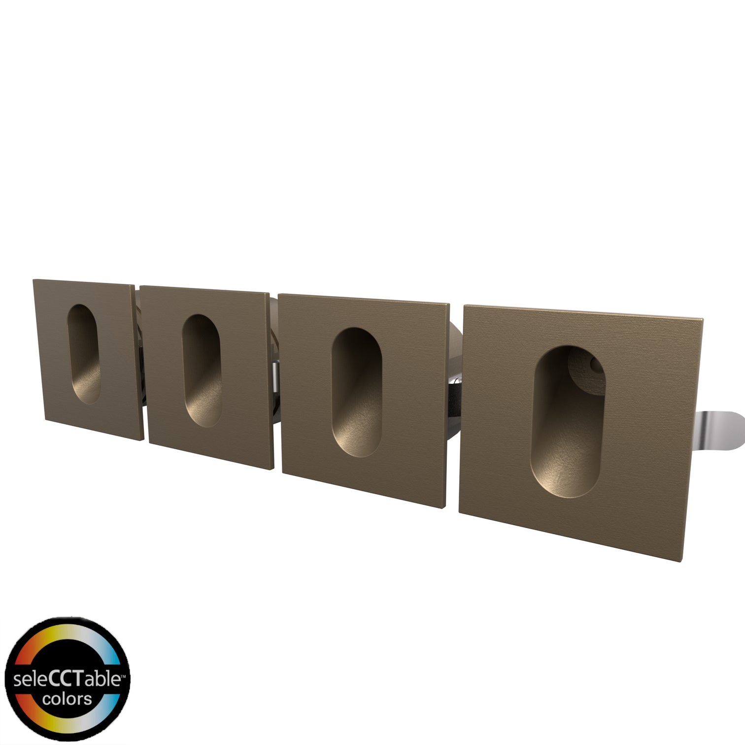 4PACK Aluminium Outdoor LED Step Light 3W 3CCT Selectable Colour Temperature w/driver - 7Pandas Australia