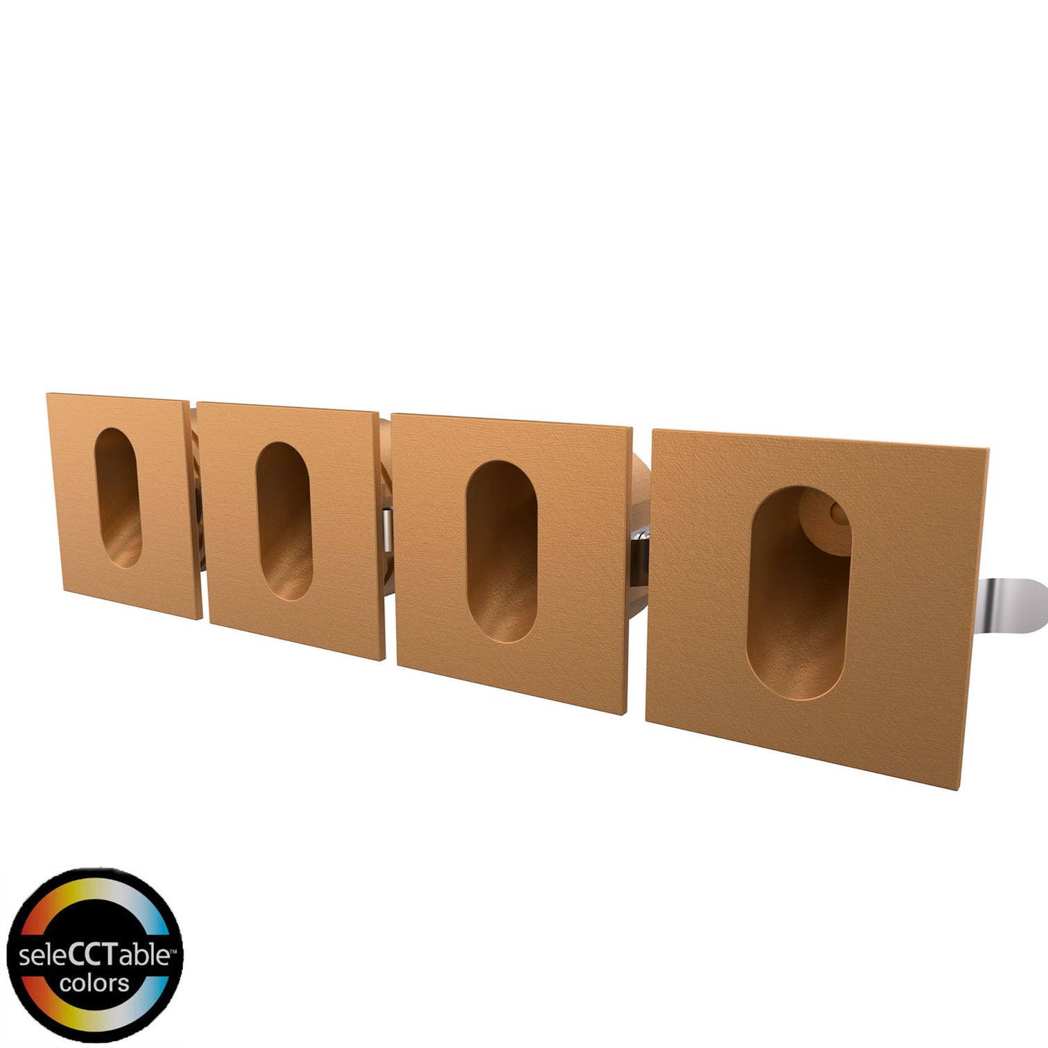 4PACK Aluminium Outdoor LED Step Light 3W 3CCT Selectable Colour Temperature w/driver - 7Pandas Australia