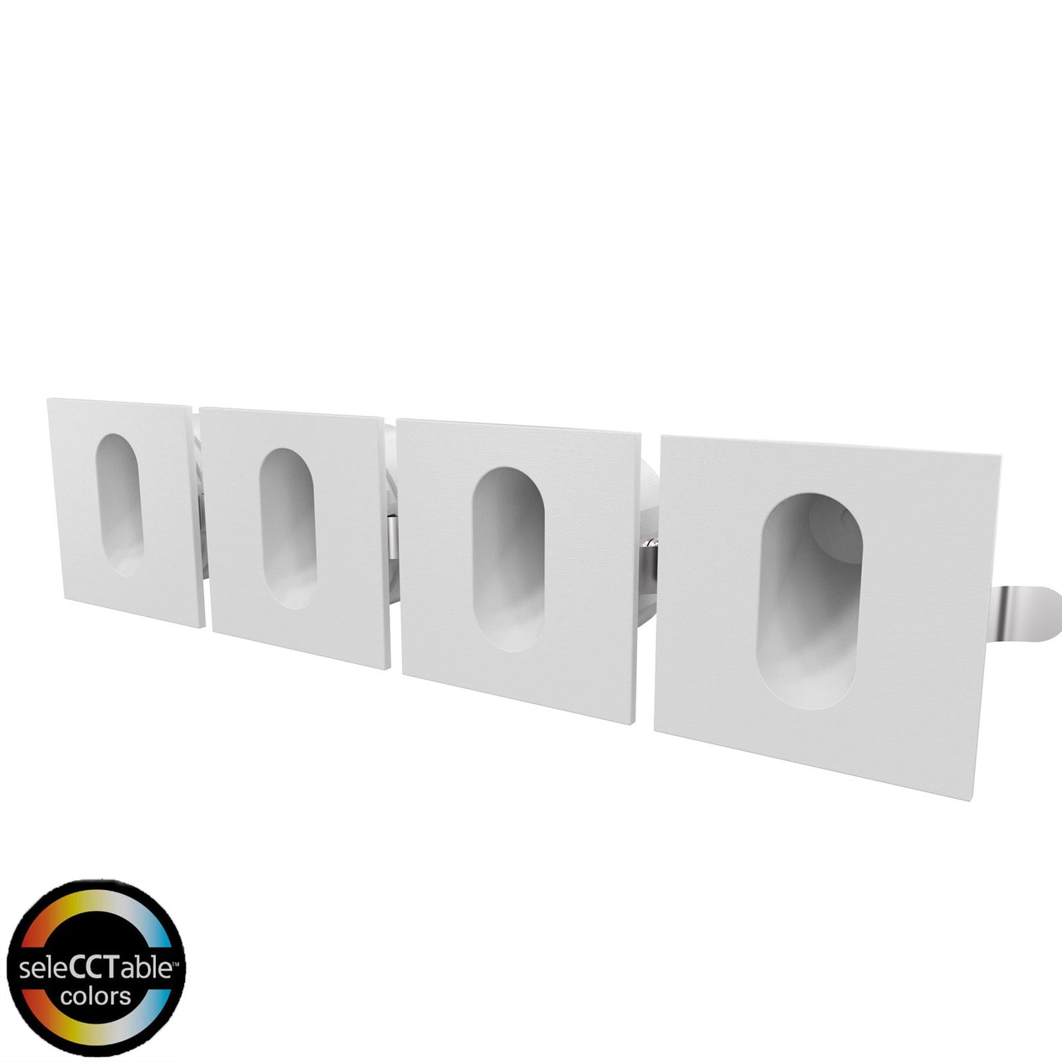 4PACK Aluminium Outdoor LED Step Light 3W 3CCT Selectable Colour Temperature w/driver - 7Pandas Australia