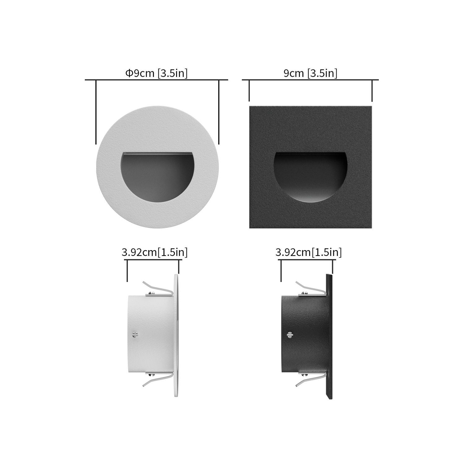 4PACK LED Outdoor Step ST316 ST317 Light 3W 3CCT Selectable Colour Temperature IP65 - 7Pandas Australia