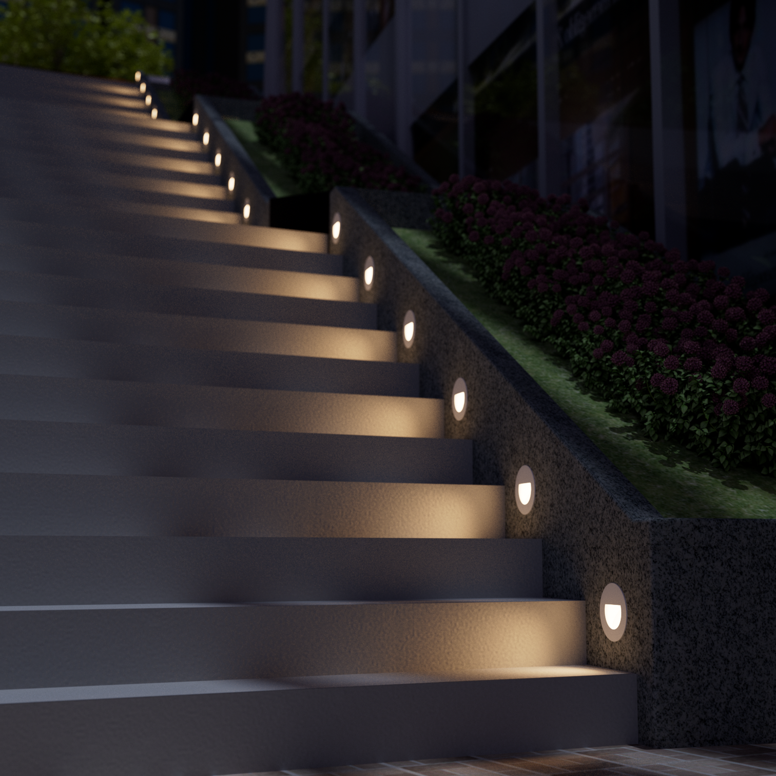 4PACK LED Outdoor Step ST316 ST317 Light 3W 3CCT Selectable Colour Temperature IP65 - 7Pandas Australia