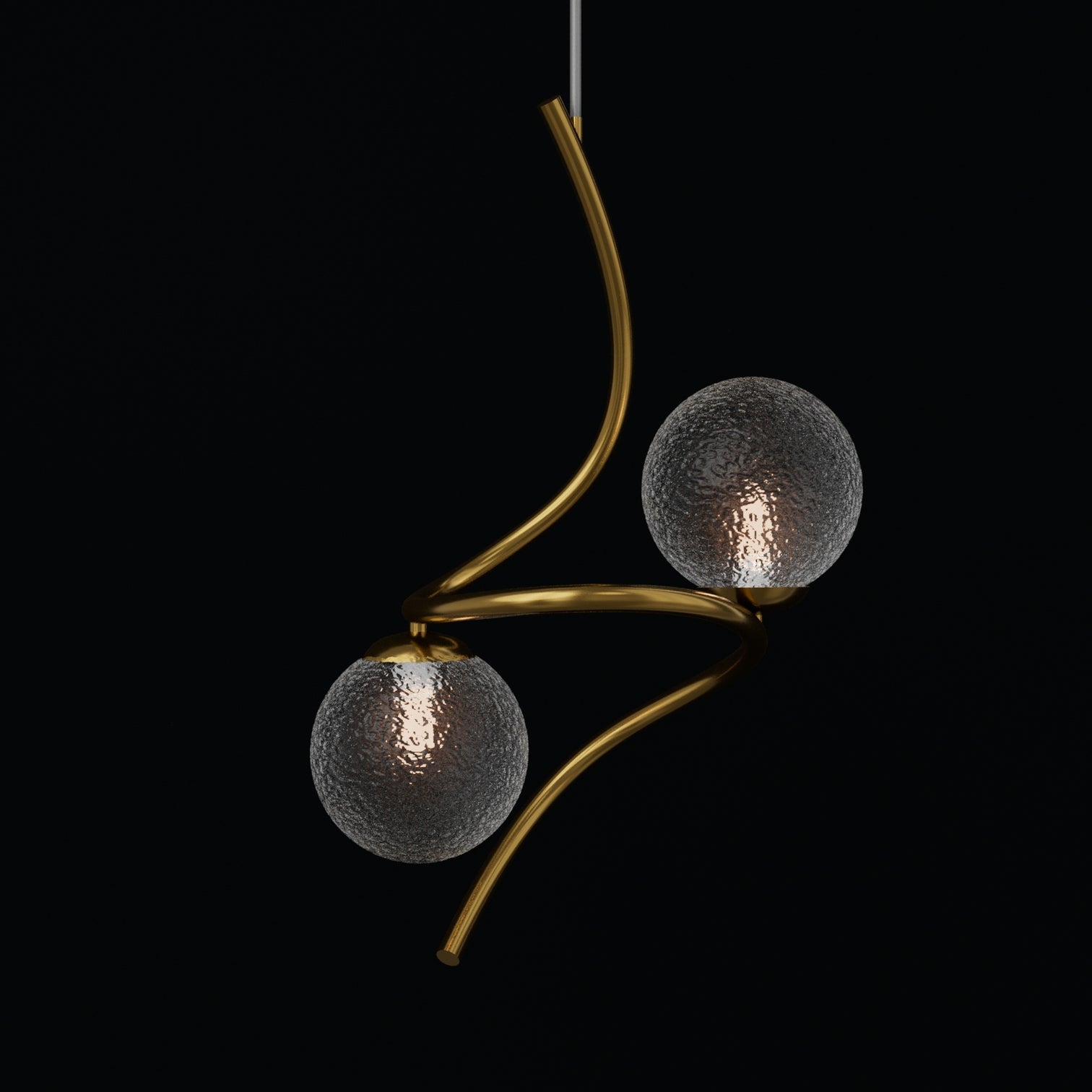 ALFA 2-Lights Modern Style Glass Pendant Light Fixtures Dining Room Kitchen Island G9 - 7Pandas Australia