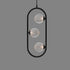 ALFA 3-Lights Modern Style Glass Pendant Light Fixtures Kitchen Island G9