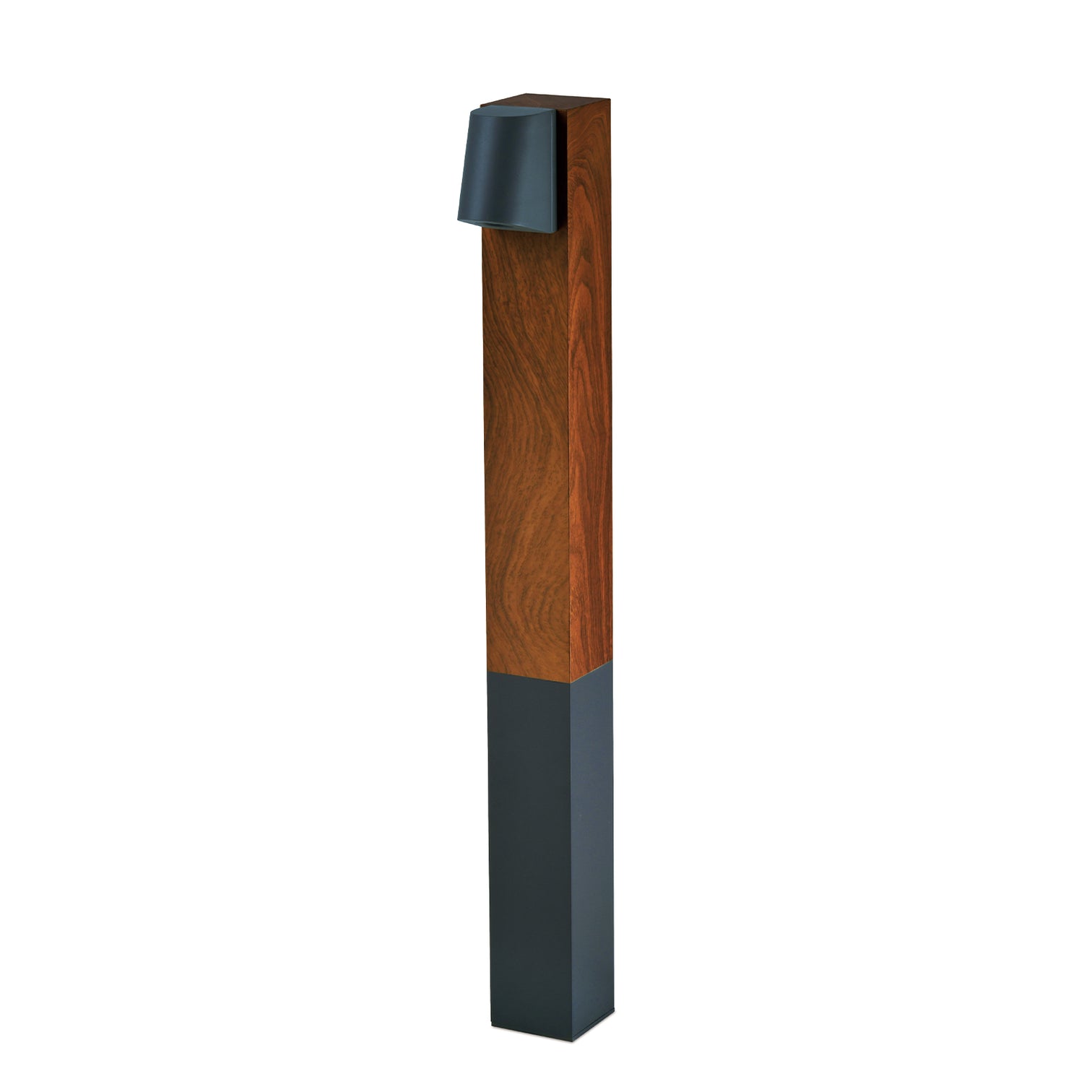 LUMY Modern LED Landscape Path Bollard Light 10W 3000K IP65 Aluminium Timber Finish - 7Pandas Australia