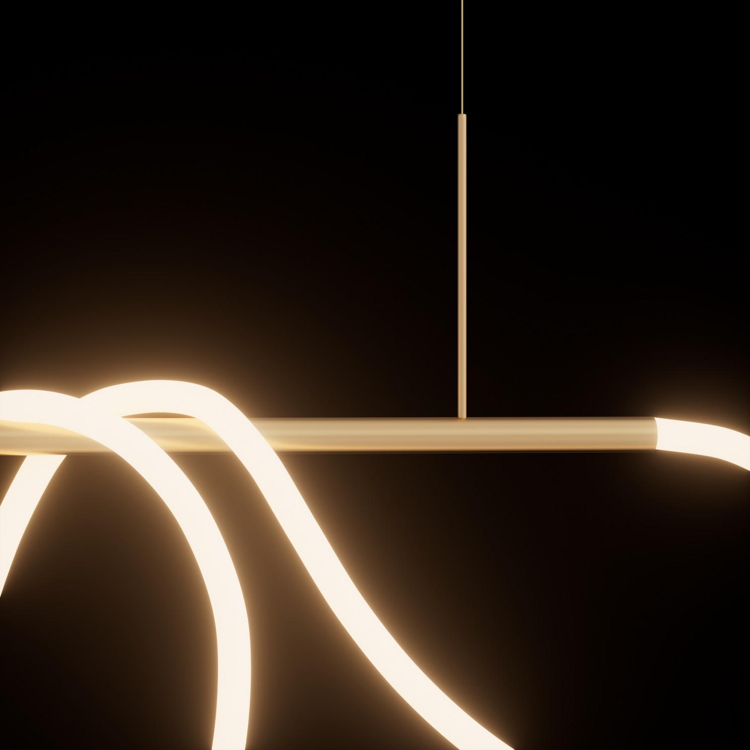 LUNA Contemporary Dimmable LED Strip Pendant Luxury Style Bar Dining Table CCT Remote Control - 7Pandas Australia