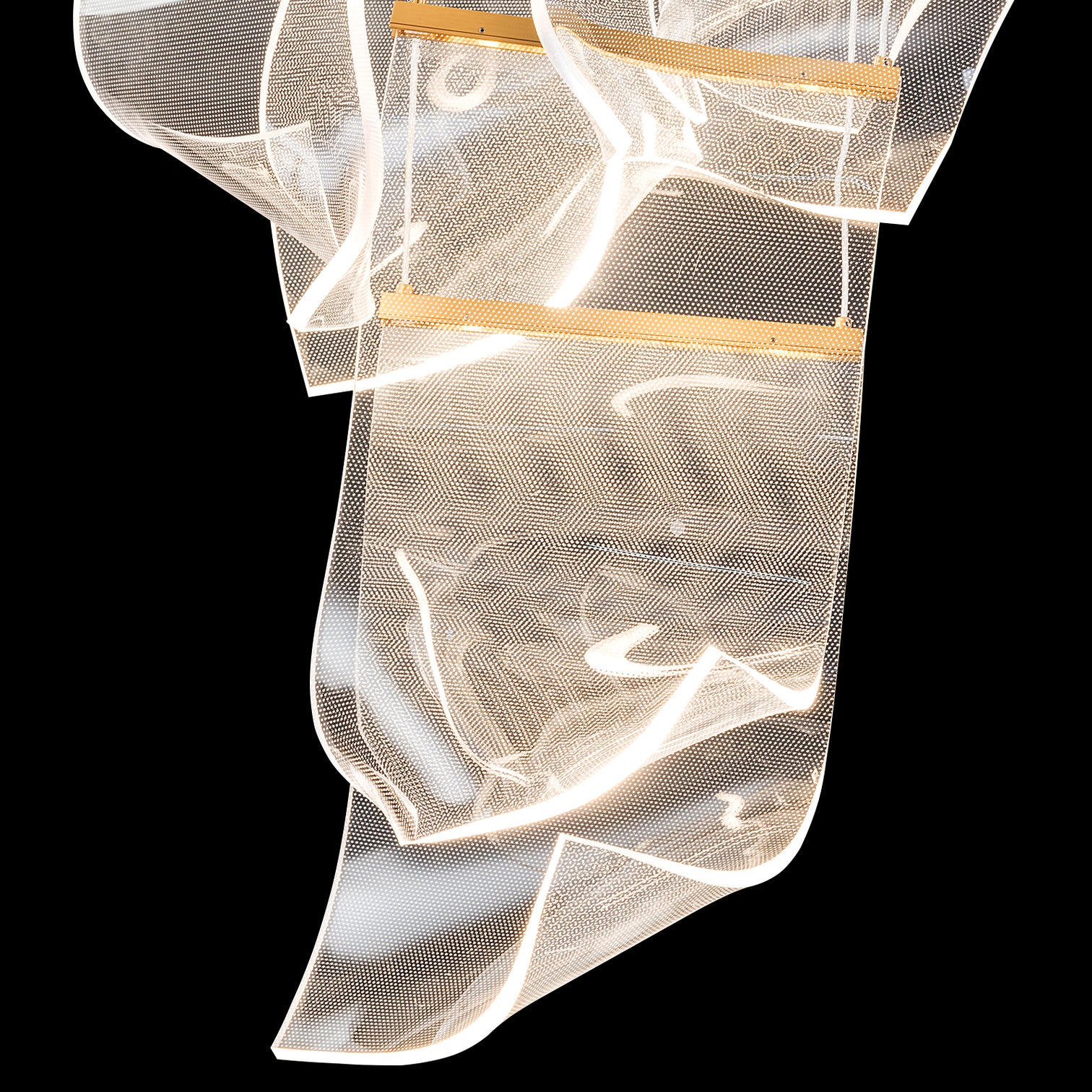 BORAS LED Modern Style High Ceiling Chandelier 3CCT Living Room Aged Brass Dimmable - 7Pandas Australia