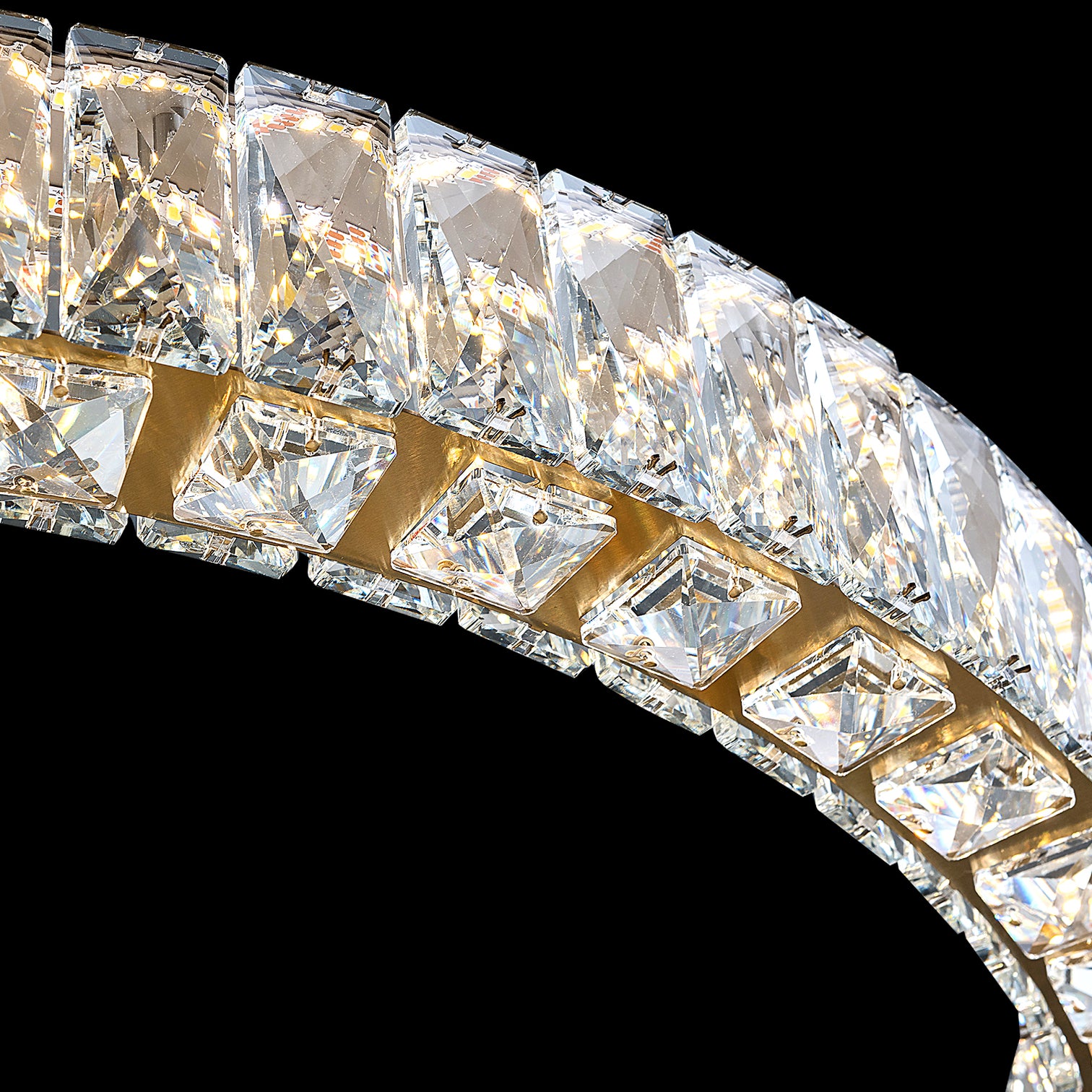 CASSIE 3-Tier Luxury Modern LED Dimmable K9 Crystal Chandeliers 3CCT Living Room - 7Pandas Australia