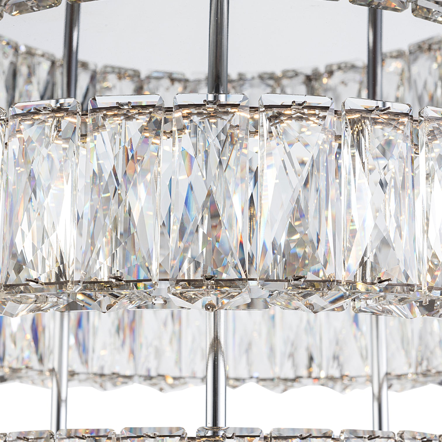 CASSIE Modern K9 LED Crystal Ceiling Flush mount Type CCT Dimmable - 7Pandas Australia