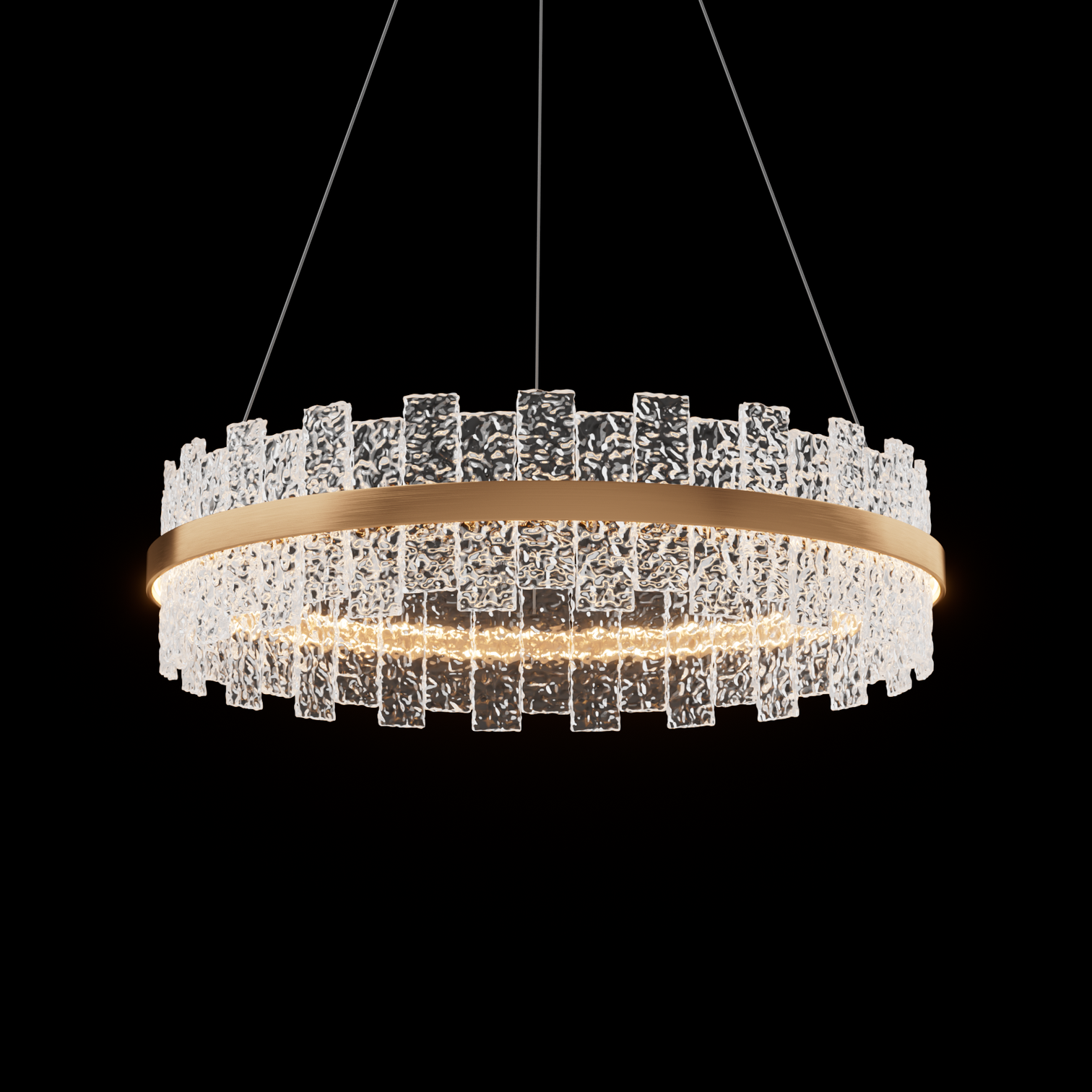 ROXY Luxury Modern Style LED K9 Round Crystal Chandeliers Rose Gold 3000K Living Room - 7Pandas Australia