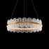 ROXY Luxury Modern Style LED K9 Round Crystal Chandeliers Rose Gold 3000K Living Room