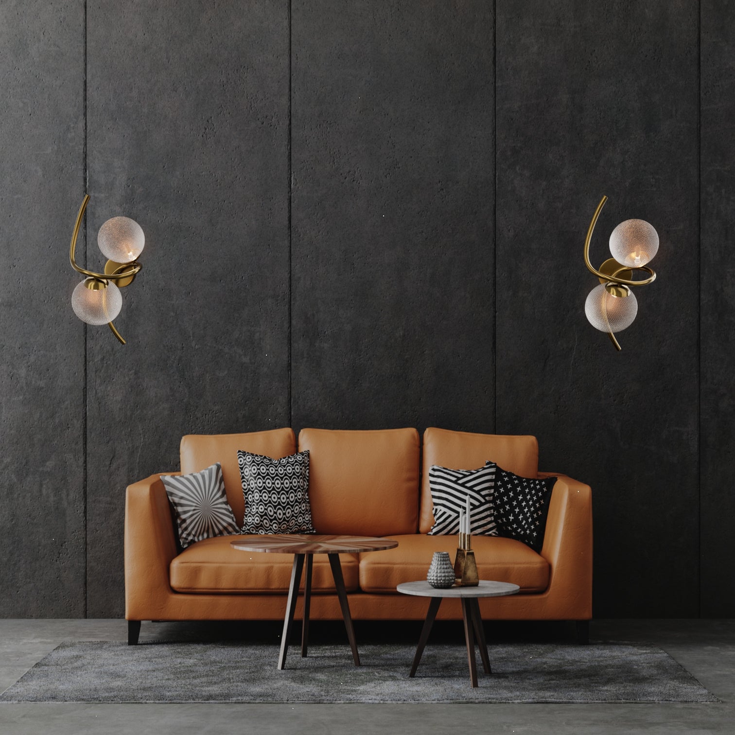 ALFA Contemporary Glass ball Wall Light fixtures Bathroom Vanity Light G9 - 7Pandas Australia