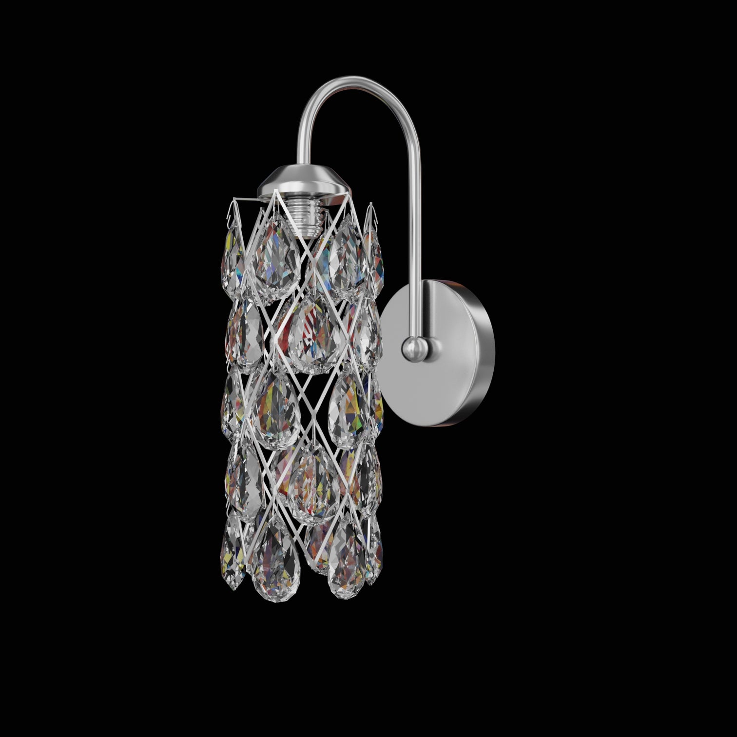 MUNI Comtemporary Crystal Interial Wall Light fixtures Bathroom Vanity Light G9 - 7Pandas Australia