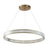 RING Modern Style Round Crystal Chandelier Pendant Light Tri-color