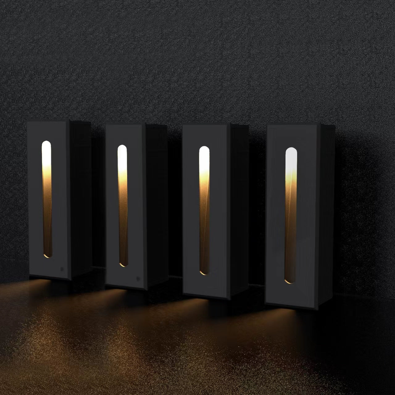 ST160 4PACK LED Exterior Outdoor Recessed Wall Light 3W DC12V Pathway Light Step Light Warmwhite 3000K IP65 - 7Pandas Australia