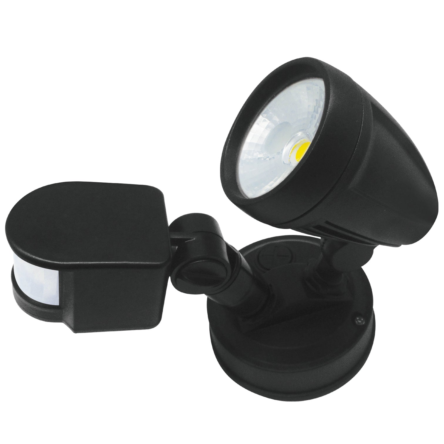 LED COB 15W Security Garage Light with Motion Sensor Matt Black IP56 - 7Pandas Australia