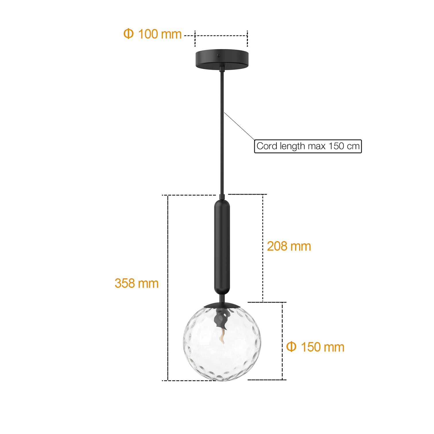 Possini Modern Style Glass Pendant Light Fancy Blown Glass 1-Light G9 Base - 7Pandas Australia