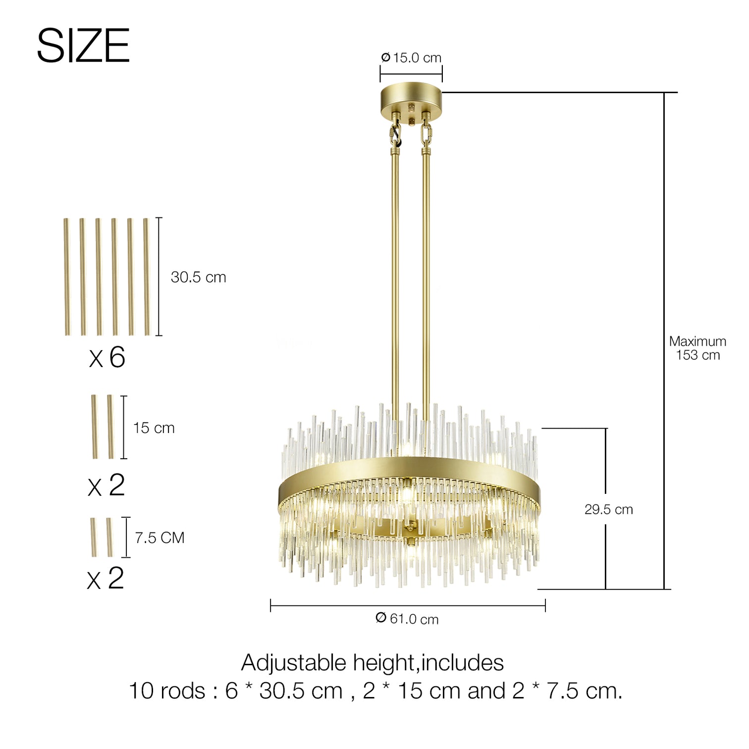CARLO Modern Crystal Chandelier Aged Brass G9 Lamp base - 7Pandas Australia