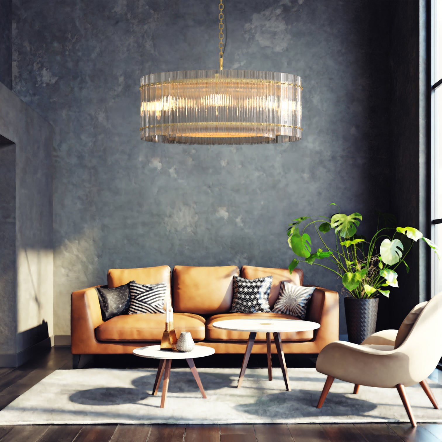 VALENCIA Luxury Circular Modern Style Crystal Chandelier E14 base - 7Pandas Australia