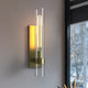TERRA Interior Wall Light Clear Glass Shade Aged Brass E27 - 7Pandas Australia