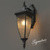 ENZO Large Outdoor Exterior Wall Light Fixture Matt Black IP44 Weather Proof