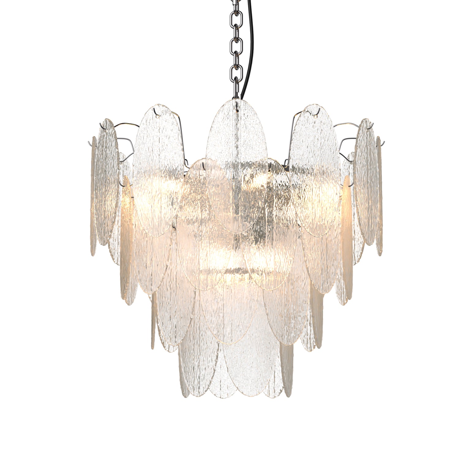 SHELL 500mm dia Contemporary designer Crystal Chandeliers 9*E14 lamp base - 7Pandas Australia