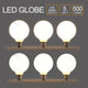 LED G80 Bulb Globe Shape Full Glass 5W E27 2700K Warm White - 7Pandas Australia