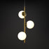 ANGELO Contemporary Style Elegant Pendant Light 3*G9 Base Aged Brass Black