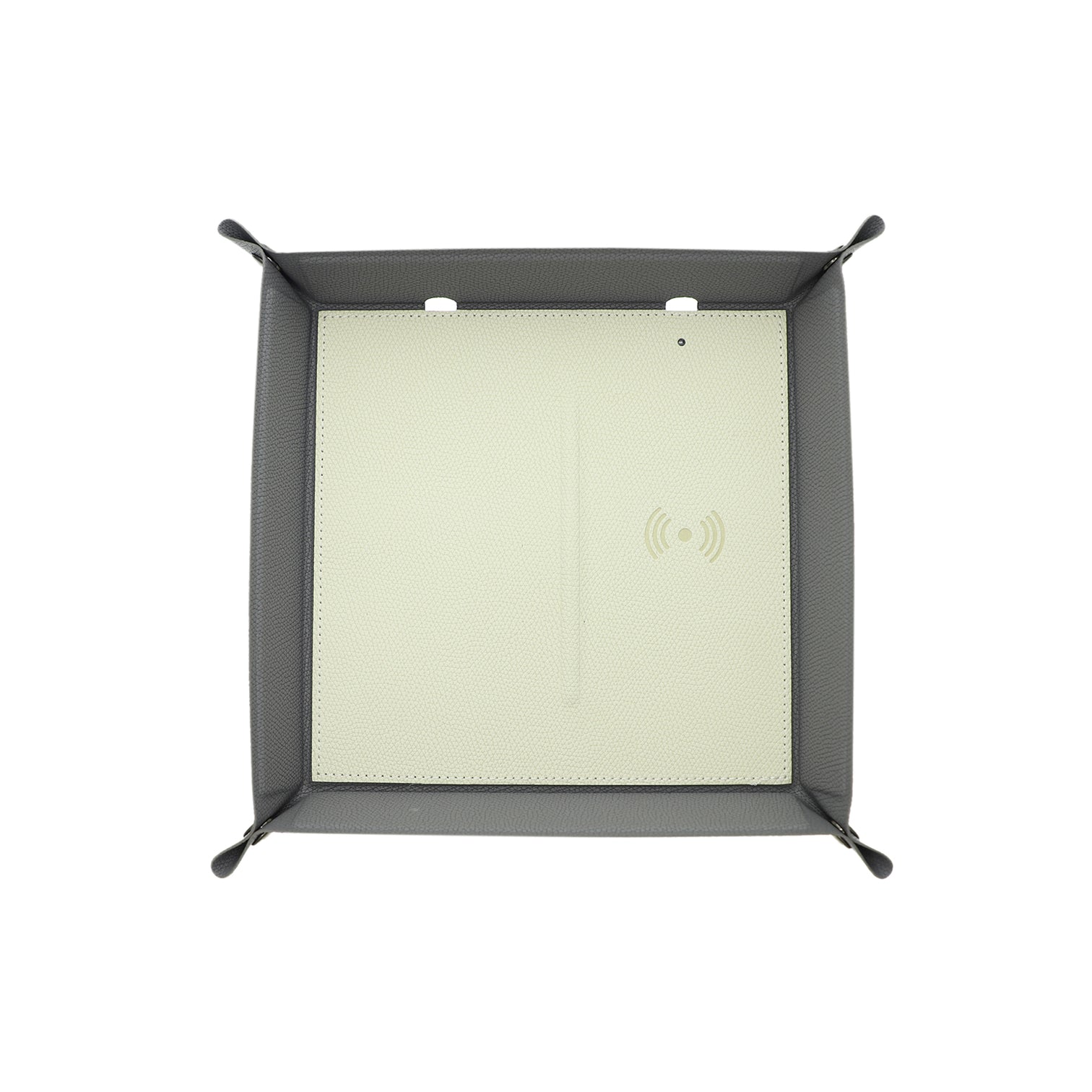 Italian leather Design Pocket Tray Organizer with Wireless Charger 15W - 7Pandas Australia