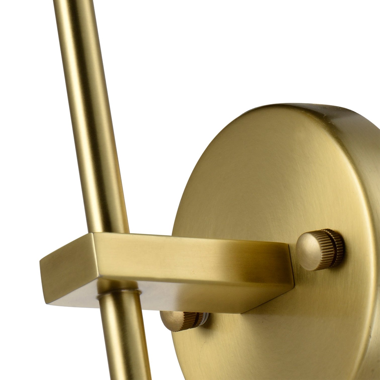 TULIM 1-Light Wall Light Long Stem Crystal Glass Shade Aged Brass G9 - 7Pandas Australia