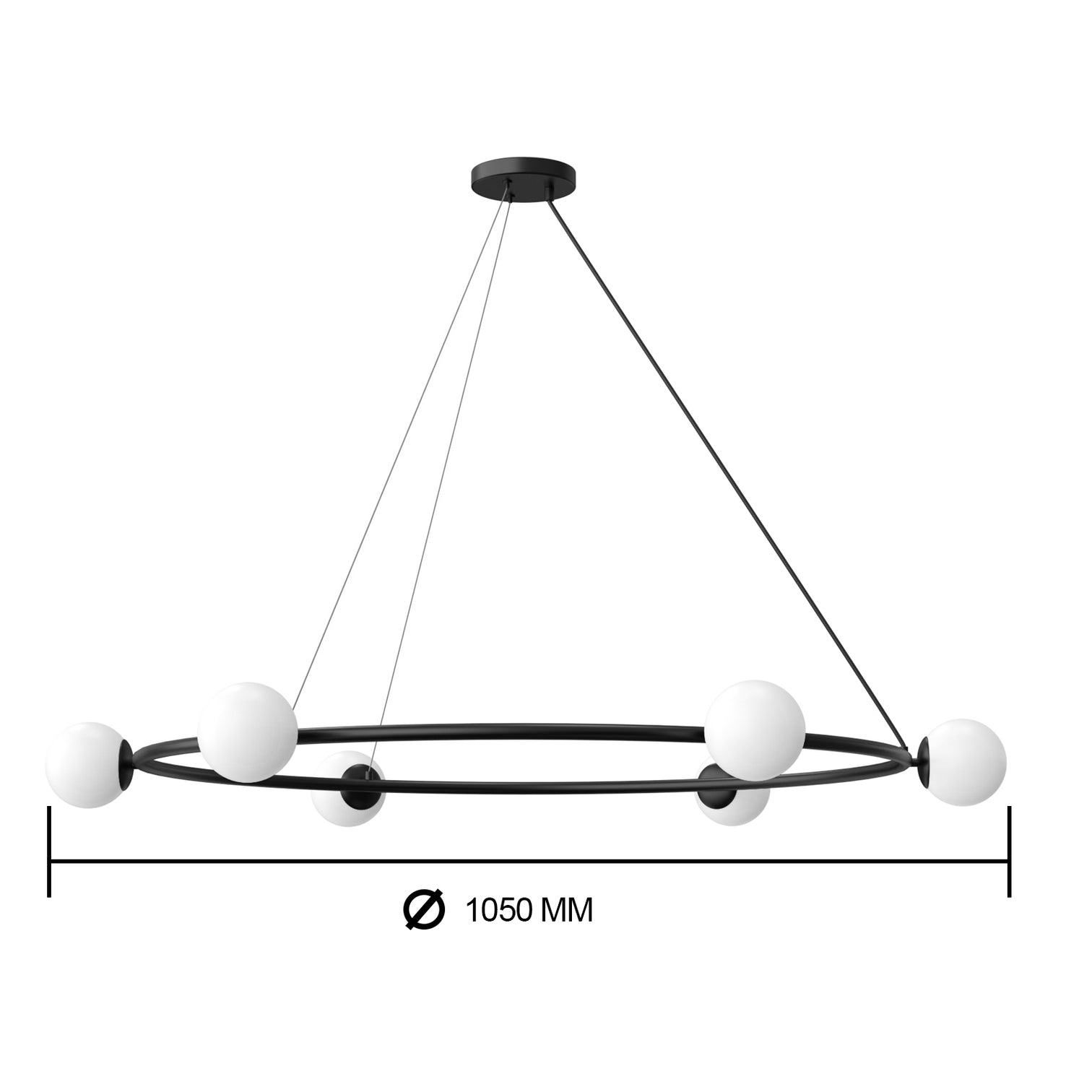ANGELO 6-LIGHT 1050mm Diameter Round LED Contemporary Modern Style G9 Base - 7Pandas Australia