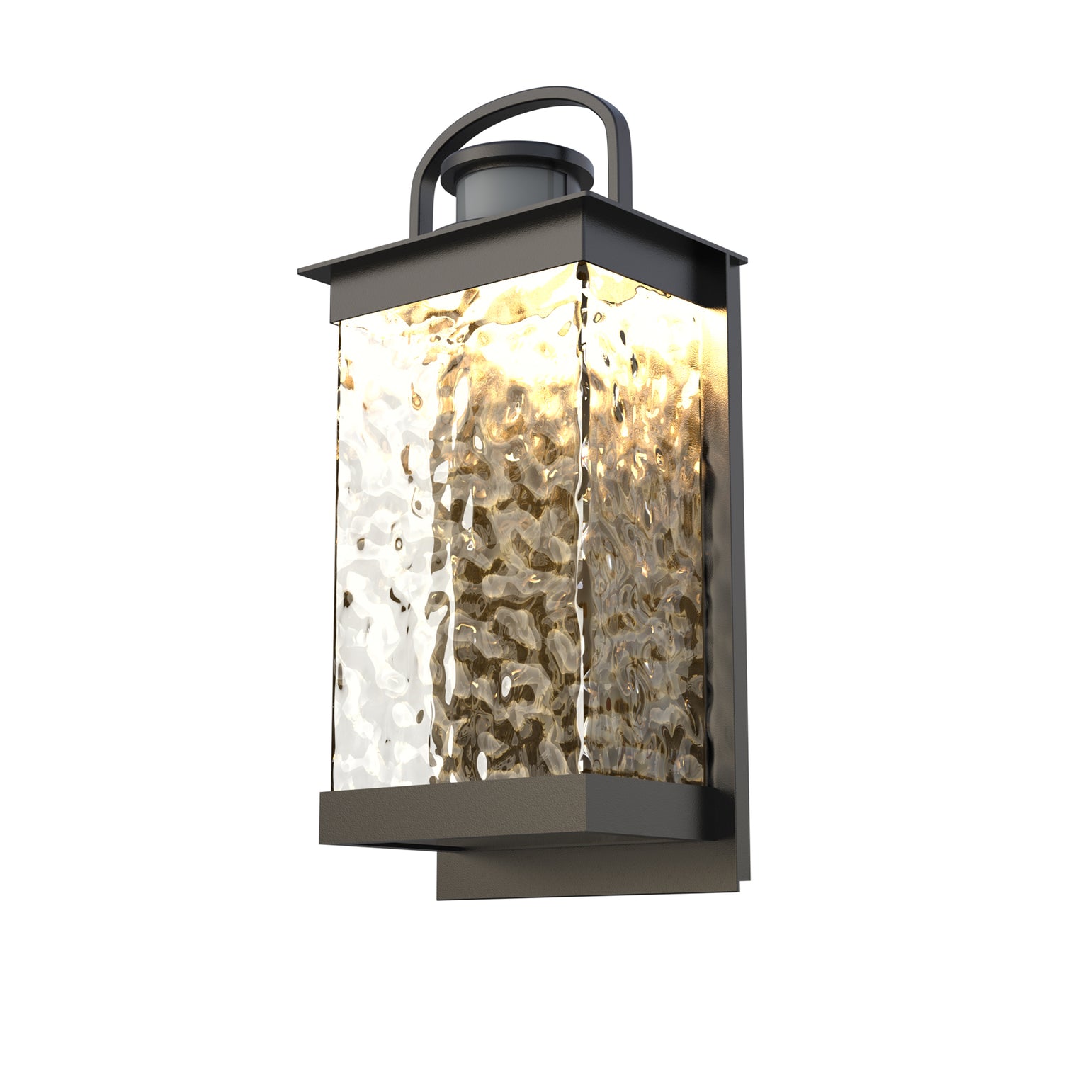ARAGON LED Motion Sensor Exterior Wall Lights with Crystal Bubble Matte Black13W 3000K IP44 - 7Pandas Australia