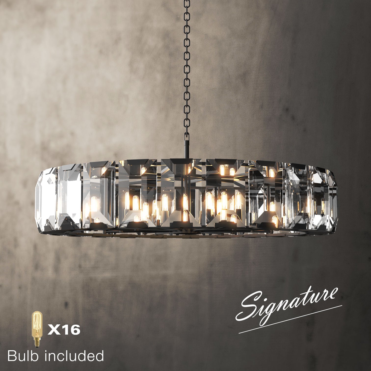 ALLYSON 1050mm large Modern Living room K9 Crystal Chandelier 16*E14 - 7Pandas Australia