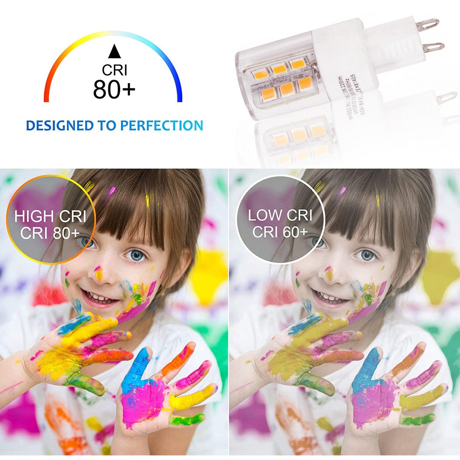 LED G9 Bulb Capsule Shape Non-Dimmable 3W Warmwhite - 7Pandas Australia