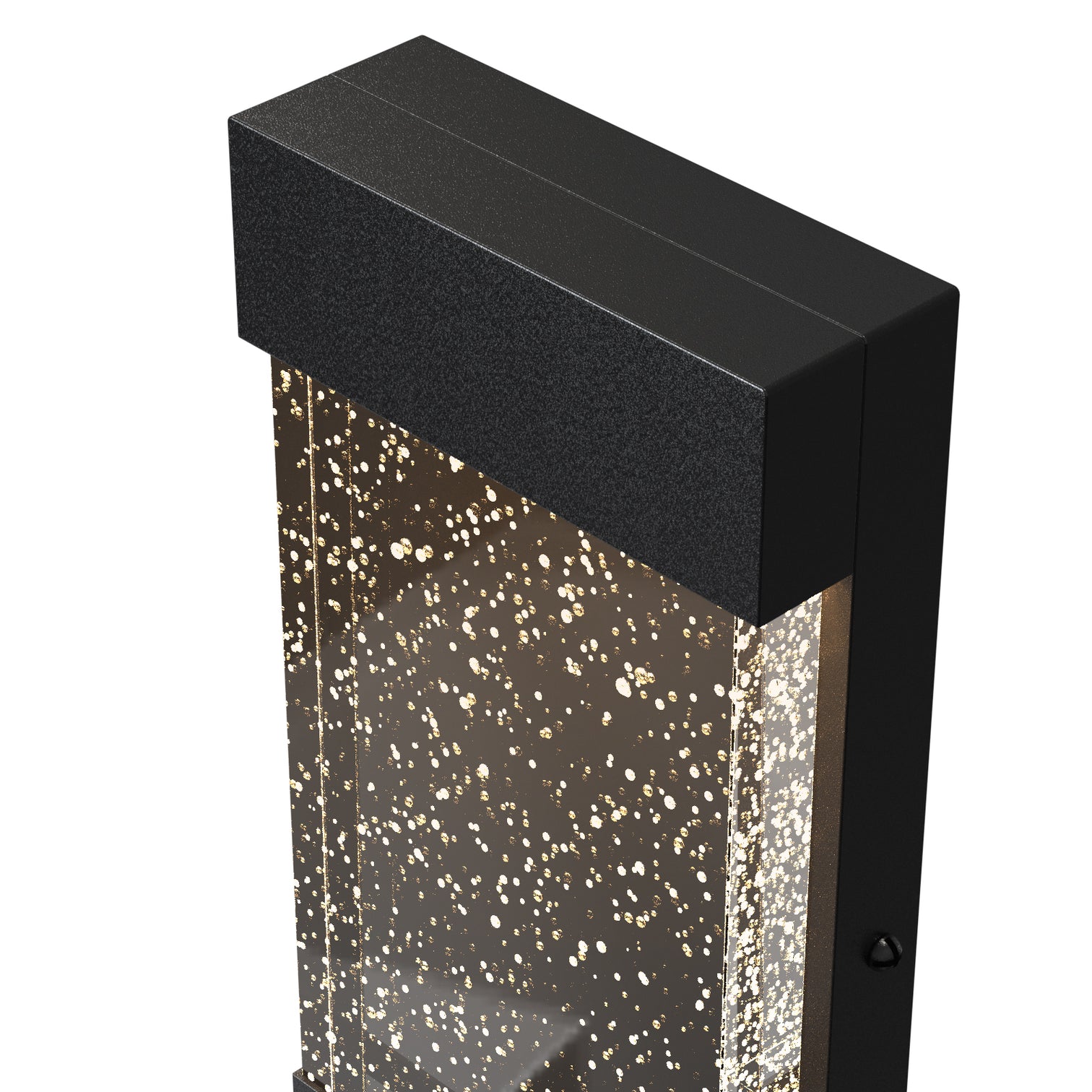 SEVILLA LED Modern Wall Sconces Exterior Lights with Crystal Bubble 3CCT Matte Black 13W 3000K IP44 - 7Pandas Australia