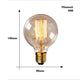 10PACK Edison Carbon Filament Bulb Globe Shape G95 25W E27 - 7Pandas Australia
