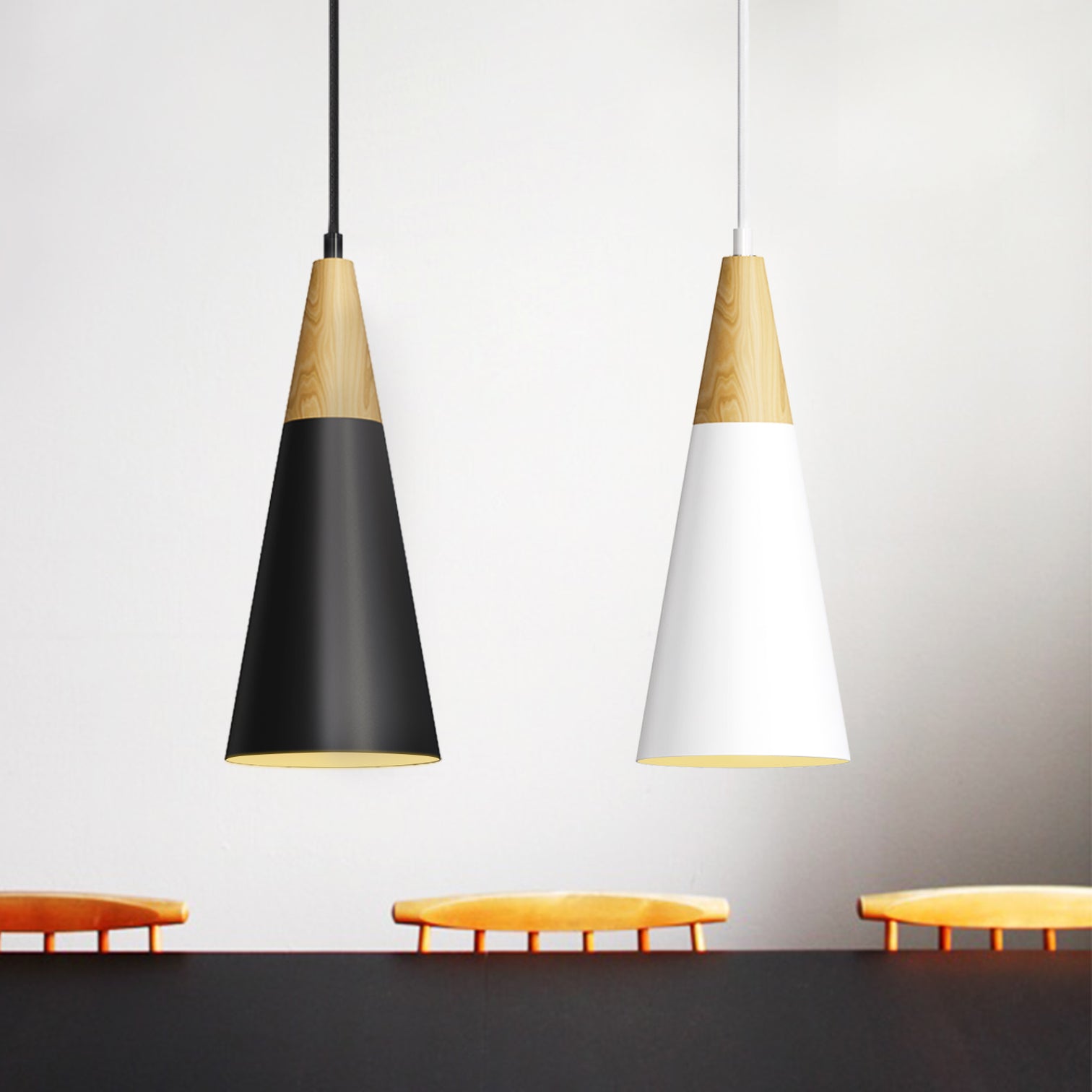 NICO Nordic Style Modern Pendant Light Dining Table Kitchen E27 - 7Pandas Australia