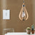 BONITO 3-Light Timber Round Nature Wood E27 Chandelier