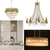 A curated collection of modern and classic chandeliers by Lumière Lighting, showcasing elegant foyer chandelier ideas for every interior style