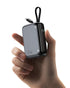 30W PD Power Bank 10000mAh Mini Portable Charger USB-C Cable and USB-C Ports