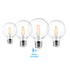4PACK Motion Sensor LED G95 Filament Bulb 5W Equivalent 60W 2700K Warmwhite No DIM