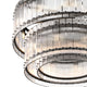 VALENCIA 2 Layer Round Large Modern Style K9 Crystal Chandelier Aged Brass 18* E14 base - 7Pandas Australia