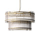 VALENCIA 2 Layer Round Large Modern Style K9 Crystal Chandelier Aged Brass 18* E14 base - 7Pandas Australia