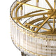 VALENCIA 2 Layer Round Large Modern Style K9 Crystal Chandelier Aged Brass 18* E14 base - 7Pandas Australia